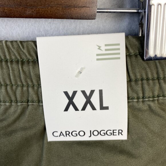 Hyper Denim Drop Crotch Pants Mens XXL Slim Cargo Jogger Tapered Green HD108 NWT - Picture 9 of 12